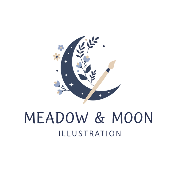Moon & Meadow Art